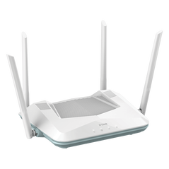 D-link ax3200 smart router dual-band r32, interfata: 4 x 10/100/1000, 1 x wan gb, standarde wireless: ieee 802.11ax/ac/n/g/b/k/v/a/h, ieee 802.3u/ab, 4 x antene externe, viteza wireless: 2.4 ghz up to 800 mbps, 5 ghz up to 2402 mbps, dimensiuni: 228.30 x ,  Routere Wireless | electropc.ro