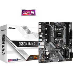 Placa de baza asrock b650m-h/m.2+, 2x ddr5, amd b650, 1x hdmi 1x dp, 1x pcie x16 2x pcie x1, 1x m.2,  Placi de baza | electropc.ro