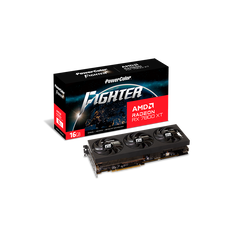 Placa video powercolor fighter amd radeon rx 7800 xt 16gb gddr6 256 bit, pcie 4.0, 1x hdmi 3x dp,  Placi video | electropc.ro