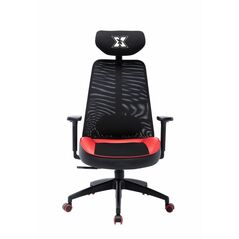 Scaun gaming serioux kyrian, adjustabil, piston pe gaz clasa 4, manere 3d, tetiere reglabile, baza stea cu 5 picioare, suporta pana la 150 kg, rosu,  Scaune gaming | electropc.ro