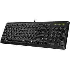 Tastatura genius slimstar q200, usb, cu fir, us layout, neagra,  Tastaturi | electropc.ro