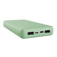 Baterie externa trust primo eco,  20.000, verde,  Baterii portabile | electropc.ro