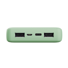 Baterie externa trust primo eco,  20.000, verde,  Baterii portabile | electropc.ro