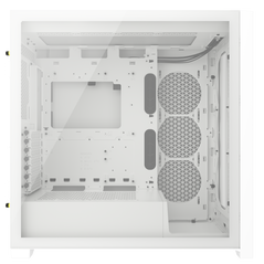 Carcasa corsair 5000d core airflow mid-tower atx, tempered glass, case expansion slots 7 vertical + 2 horizontal white,  Carcase | electropc.ro