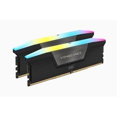 Memorie ram corsair vengeance rgb 32gb (2x16) ddr5, 5600mhz, cl40, 1.25v xmp 3.0 black,  Memorii RAM Desktop | electropc.ro