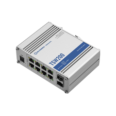 Teltonika industrial 8port unmanaged poe tsw200, interfata: 8 x eth ports, 10/100/1000 mbps, supports auto mdi/mdix crossover, 2 x sfp ports, standarde wireless: 802.3i, 802.3u, 802.3ab, 802.3x, 802.3az, 802.3ad, porturi poe: 1-8, buget poe: 240w, latime ,  Switch-uri | electropc.ro