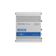 Teltonika profesional ethernet router rutx10, interfata: 1 x wan port 10/100/1000 mbps, 3 x lan ports, 10/100/1000 mbps, wireless mode: 802.11b/g/n/ac wave 2 (wifi 5) with data transmission rates up to 867 mbps (dual band, mu-mimo), 802.11r fast transitio,  Routere | electropc.ro