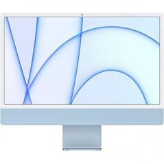 Apple imac 24" retina 4.5k/ apple m1 (cpu 8-core, gpu 8-core, neural engine 16-core)/16gb/512gb - blue - int kb (2021),  All in one PC | electropc.ro