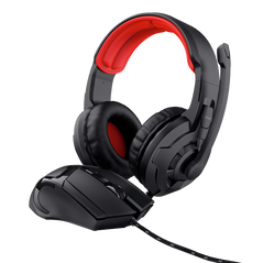 Kit trust basics gaming mouse+casti, negru,  Kit mouse tastatura | electropc.ro