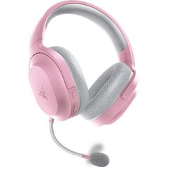 Casti cu microfon razer barracuda x - quartz (2022) wireless,  wireless multi-platform gaming and mobile headset, usb-c, 20 hz – 20 khz, 32ohm, 96db, driver 40mm, roz,  Casti audio | electropc.ro