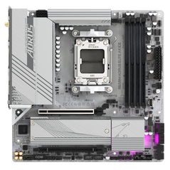 Placa de baza gigabyte b650m aorus elite ax ice am5, 4x ddr5, 1x dp 1x hdmi, 2x pcie x16, 2x m.2, 4x sata 6gb/s, matx,  Placi de baza | electropc.ro