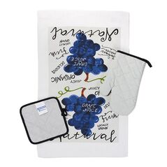 Set 3 pcs bucatarie 100% bbc-struguri,  Seturi Textile Bucatarie | electropc.ro