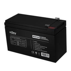 Acumulator njoy gpl07122f 12v 22.72w/cell, capacitate 22.72w/cell evaluat la 1,65v/cell@15 min), tensiune 12v, tip vrla - fara mentenanta, caracteristici: sigilata complet si fara intretinere, peste 260 de cicluri la 100% dod, utilizare standard 5-8 ani, ,  Accesorii UPS-uri | electropc.ro