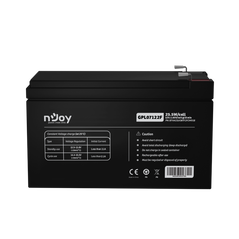 Acumulator njoy gpl07122f 12v 22.72w/cell, capacitate 22.72w/cell evaluat la 1,65v/cell@15 min), tensiune 12v, tip vrla - fara mentenanta, caracteristici: sigilata complet si fara intretinere, peste 260 de cicluri la 100% dod, utilizare standard 5-8 ani, ,  Accesorii UPS-uri | electropc.ro