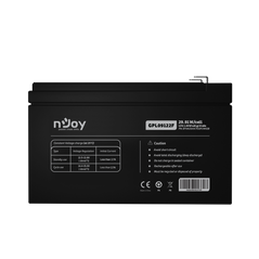 Acumulator njoy gpl09122f 12v 30.55w/cell, capacitate 30.55w/cell evaluat la 1,65v/cell@15 min, tensiune 12v, tip vrla - fara mentenanta, caracteristici: sigilata complet si fara intretinere, peste 260 de cicluri la 100% dod, utilizare standard 5-8 ani, a,  Accesorii UPS-uri | electropc.ro