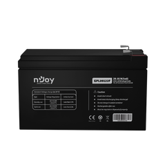 Acumulator njoy gpl09122f 12v 30.55w/cell, capacitate 30.55w/cell evaluat la 1,65v/cell@15 min, tensiune 12v, tip vrla - fara mentenanta, caracteristici: sigilata complet si fara intretinere, peste 260 de cicluri la 100% dod, utilizare standard 5-8 ani, a,  Accesorii UPS-uri | electropc.ro