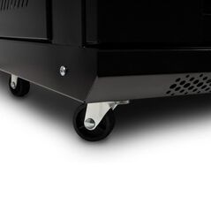 Cabinet 19″ spacer 12u 500x450mm, fixare pe perete, flatpack (dezasamblat), black, usa sticla cu blocare, panouri detasabile, otel 1mm, sarcina maxima 25kg,  Cabinete metalice | electropc.ro
