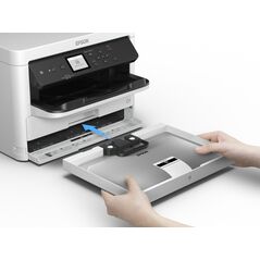 Imprimanta inkjet mono epson workforce pro wf-m5299dw , dimensiune a4 (printare),duplex, viteza 34ppm, rezolutie 1200 x 2400 dpi, alimentare hartie 330 coli, , volum lunar printare: 45.000 pagini, display lcd 6.1cm interfață: wifi, usb, wi-fi direct, inte,  Imprimante Inkjet | electropc.ro