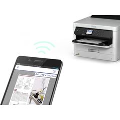 Imprimanta inkjet mono epson workforce pro wf-m5299dw , dimensiune a4 (printare),duplex, viteza 34ppm, rezolutie 1200 x 2400 dpi, alimentare hartie 330 coli, , volum lunar printare: 45.000 pagini, display lcd 6.1cm interfață: wifi, usb, wi-fi direct, inte,  Imprimante Inkjet | electropc.ro