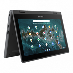 Laptop asus chromebook flip, cr1100fka-bp0727, 11.6-inch, hd (1366 x 768) 16:9, intel® pentium® silver n6000 processor 1.1 ghz (4m cache, up to 3.3 ghz, 4 cores), intel® uhd graphics, lpddr4x 8gb, 64g emmc, 60hz, 250nits, glossy display, led backlit, 720p,  Laptopuri | electropc.ro