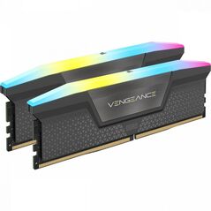 Memorie ram corsair vengeance 64gb (2x32) ddr5, 5600mhz, cl40, 1.25v amd expo black,  Memorii RAM Desktop | electropc.ro