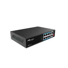 Poe switch milesight 4 porturi poe, porturi: 4x10/100mbps poe ports (rj45) + 2x100mbps uplink ports, alimentare: ac 100~240v, 50-60hz, 1a, buget poe: max. 65w, max 30w per port, temperatura de functionare:-20℃~ 55℃; ip30; dimensiuni:142.5mm(w)x115mm(d)x40,  Switch-uri | electropc.ro