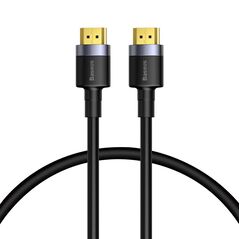 Cablu video baseus cafule, hdmi (t) la hdmi (t), rezolutie maxima 4k uhd (3840 x 2160) la 60 hz, conectori auriti, 1m, negru,  Cabluri periferice | electropc.ro