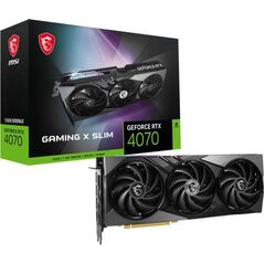 Placa video geforce rtx™ 4070 gaming x slim 12g gddr6x 192 bit pcie 4.0, 3x dp 1x hdmi,  Placi video | electropc.ro