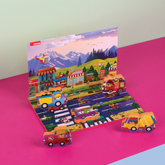 Puzzle trafic, 17 piese,  Puzzle | electropc.ro