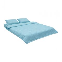 Lenjerie pat ks cu broderie tuffata blue,  Lenjerii de pat | electropc.ro