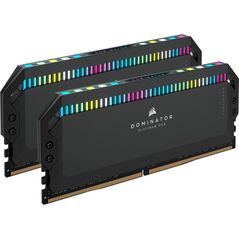 Memorie ram corsair dominator 64gb (2x32) ddr5 6000mhz, cl30, 1.40v xmp 3.0 black,  Memorii RAM Desktop | electropc.ro