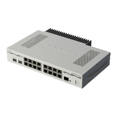 Mikrotik ethernet router ccr2004-16g-2s+pc, 16 x 10/100/1000, 2xsfp+ ports, cpu: al32400 1200mhz, dimensiuni: 272 x 195 x 44 mm, sistem operare:routeros v7, 4gb ram, 128 mb nand, ip20.,  Routere | electropc.ro