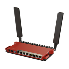 Mikrotik router wireless l009uigs-2haxd-in, procesor: 800mhz, memorie: 512mb ram, 128mb nand, interfata: 8 x 10/100/1000mbps, 1 x sfp, dimesiuni: 220x125x22mm, licenta routeros: l5, 2 x antene externe 4dbi.,  Routere | electropc.ro