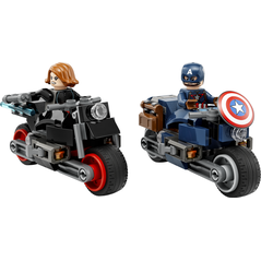 Moto.black widow&c. america, 76260 lego,  Seturi de constructie | electropc.ro