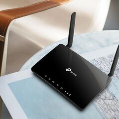 Tp-link router 4g+ ac1200 dual-band cat6 archer mr500, interfata: 1× porturi lan/wan 10/100/1000 mbps, 3× porturi lan 10/100/1000 mbps, 1× slot micro sim, dimensiuni: 202 × 141 × 33.6 mm, 2× antene externe lte detașabile, standarde wireless: ieee 802.11a/,  Routere Wireless | electropc.ro