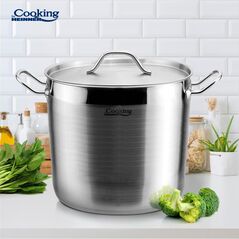 Oala+capac inox 24x20 cm, 9l, maestro, cooking by heinner,  Tavi copt | electropc.ro