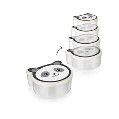 Set 4 caserole  cu capac , plastic, bear, art of dining by heinner,  Boluri & Cutii alimente | electropc.ro
