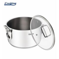 Set gatit inox 6piese maner plia, milena, cooking by heinner,  Tavi copt | electropc.ro