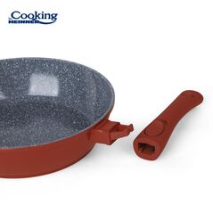 Tigaie adanca aluminiu+capac 26x7 cm, calabria, cooking by heinner,  Tigai si seturi | electropc.ro