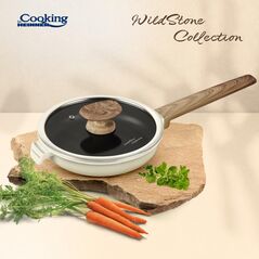 Tigaie aluminiu+capac 20x4.5 cm, wild stone, cooking by heinner,  Tigai si seturi | electropc.ro