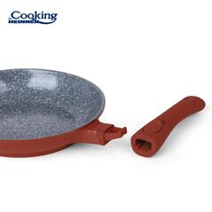 Tigaie aluminiu turnat + capac 24x4.8 cm, calabria, cooking by heinner,  Tigai si seturi | electropc.ro
