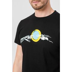 Tricou casual mana bicicleta barbati black-m,  Tricouri | electropc.ro