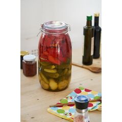 Borcan depozitare sticla cu capac, 5 l, vanora home,  Boluri & Cutii alimente | electropc.ro
