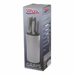 Set cutite de bucatarie 6 piese, grays, vanora home,  Cutite & seturi | electropc.ro