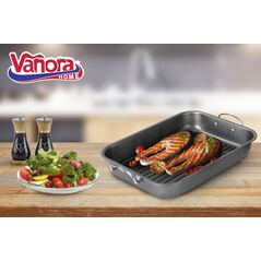 Tava cuptor cu grill 39x29x6 cm, vanora home,  Tavi copt | electropc.ro