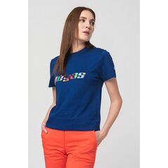 Tricou  logo multicolor femei  royal blue-xl,  Tricouri | electropc.ro