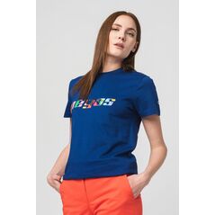 Tricou  logo multicolor femei royal blue-xs,  Tricouri | electropc.ro
