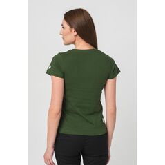 Tricou  logomulticolor femei  bottle green-l,  Tricouri | electropc.ro
