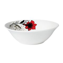 Bol portelan 15 cm,  red flowers,vanora home,  Farfurii & Boluri de Servire | electropc.ro