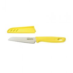 Cutit  cu teaca  9.5 cm, galben,  Accesorii bucatarie | electropc.ro